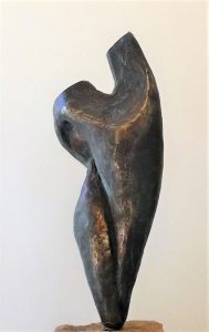 Bronze, 15cm auf Granitstein